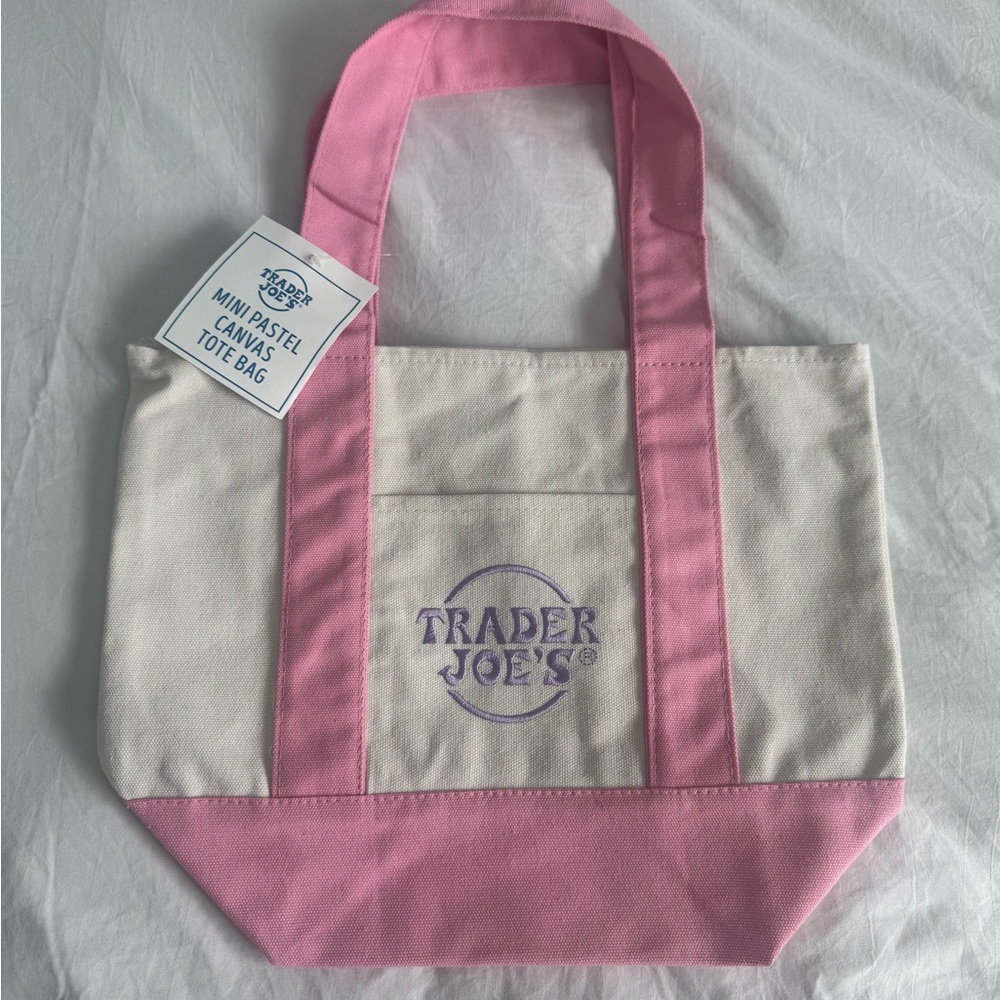 Canvas Tote Bag Set - Pink, Blue, Green, Purple - Picture 4 of 8